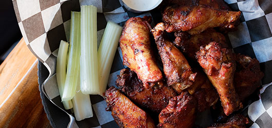Chicken Wings And Celery
