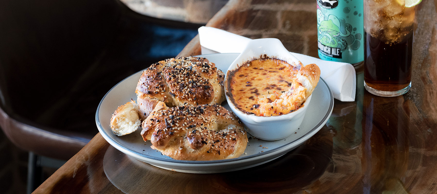Foot On Plate With Drink